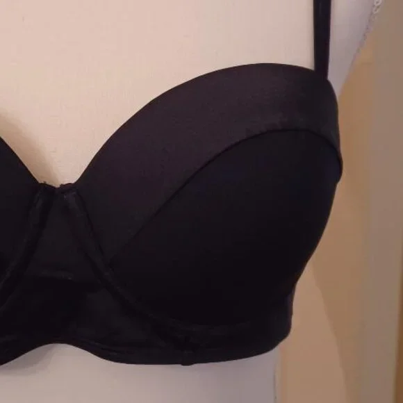 LIKE NEW! Boden Black Bikini Top | 36A - Picture 2 of 6